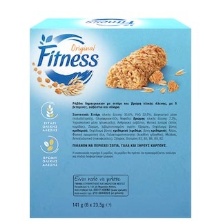 FITNESS | Μπάρες Δημητριακών Original 6x23.5g