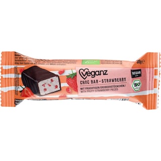 VEGANZ | Μπάρα Φράουλα Αμύγδαλο Σοκολάτα 35g