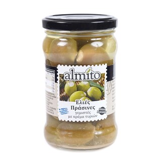 ALMITO | Ελιές Πράσινες Γεμιστές με Κρέμα Τυριών 150gr