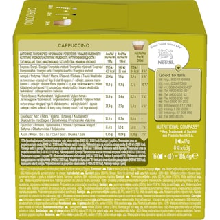 NESCAFE | DOLCE GUSTO | Κάψουλες Καφέ Dolce Gusto Cappuccino 186g
