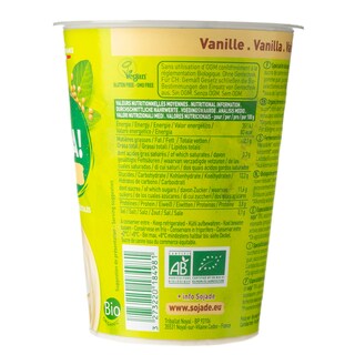 SOJADE | Επιδόρπιο Σόγιας Βανίλια Vegan 400g