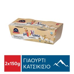 ΟΛΥΜΠΟΣ | Βρεφικό Γιαούρτι Μεγαλώνω Κατσικίσιο 2x150g