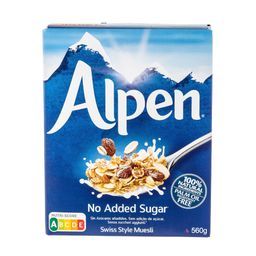 ALPEN | Μούσλι Χωρίς Ζάχαρη 560g