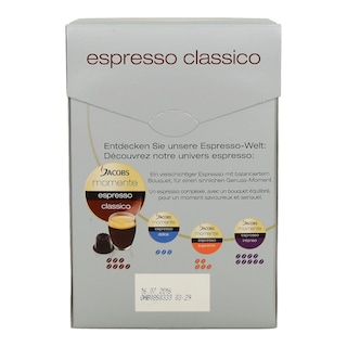 JACOBS | ΚΑΨΟΥΛΕΣ ΓΙΑ ΜΗΧΑΝΗ ΚΑΦΕ ESPRESSO CLASSICO 10 ΤΕΜ 53 GR