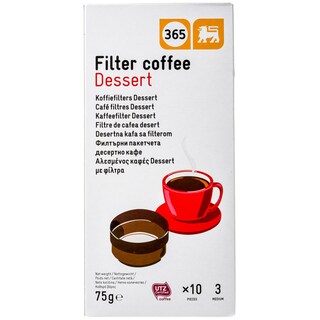 365 | ΚΑΦΕΣ ΦΙΛΤΡΟΥ DESSERT 10 ΤΕΜ