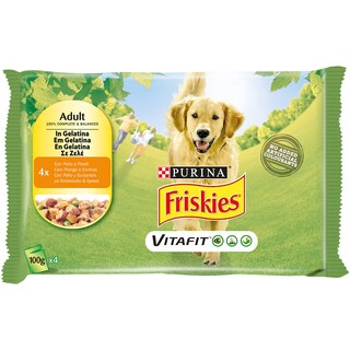 FRISKIES | ΣΚΥΛΟΤΡΟΦΗ ΚΟΤΟΠΟΥΛΟ ΚΑΙ ΑΡΑΚΑ  4 X 100 GR