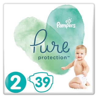 PAMPERS | Πάνες Μωρού Pure Protection Νο2 4-8kg 39 Τεμάχια