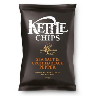KETTLE | Τσιπς Θαλασσινό Αλάτι & Μαύρο Πιπέρι 150g