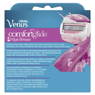 GILLETTE | VENUS SPA | Ανταλλακτικά Ξυριστικής Μηχανής Venus Spa Breeze 4 Τεμάχια