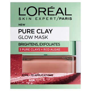 L'OREAL | Μάσκα Προσώπου Pure Clay Glow Mask 50ml