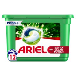 ARIEL | Kάψουλες Πλυντηρίου Ρούχων Allin1 Pods Extra Clean Power 12 Τεμάχια