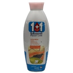 JOHNSON | ΑΦΡΟΛΟΥΤΡΟ ΜΕ ΕΚΧΥΛΙΣΜΑ ΠΑΠΑΓΙΑΣ 750 ML ΠΡΟΣΦΟΡΑ 1 + 1 ΔΩΡΟ