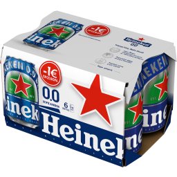 HEINEKEN | Μπύρα Χωρίς Αλκοόλ Κουτί 6x330ml Έκπτωση 1Ε