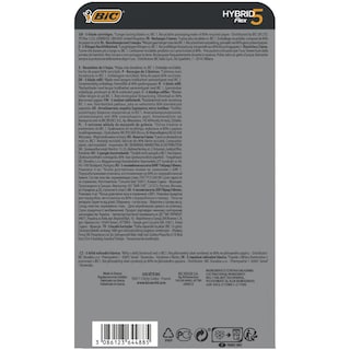BIC | Ανταλλακτικά Ξυραφιού Hybrid 5 Flex 4 Τεμάχια