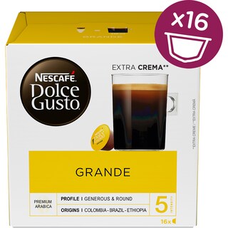 NESCAFE | DOLCE GUSTO | Κάψουλες Cafe Dolce Gusto Grande 16 Τεμάχια