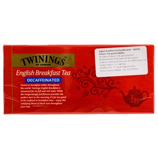 TWININGS | Μαύρο Τσάι English Breakfast Decaf 25x2g