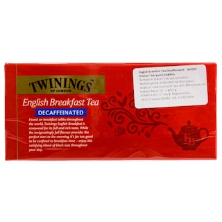 TWININGS | Μαύρο Τσάι English Breakfast Decaf 25x2g