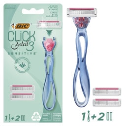 BIC | Σετ Ξυρίσματος Click 3 Soleil Sensitive + Ανταλλακτικά 1 Τεμάχιο