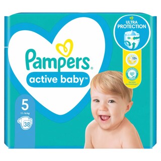 PAMPERS | Πάνες Μωρού Active Baby Νο5 38 Τεμάχια