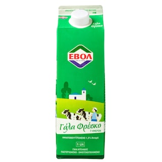 ΕΒΟΛ | Fresh Milk Light 1.5% Fat 1lt