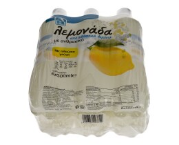 ΑΒ | Αναψυκτικό Λεμονάδα Με Ανθρακικό Φιάλη 6 X 500ml
