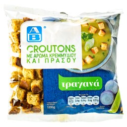 ΑΒ | Κρουτόν Κρεμμύδι & Πράσο Τραγανά 100gr