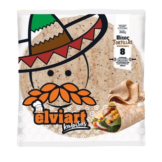 ELVIART | Πίτες Tortillas Πολύσπορες 360g