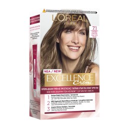 EXCELLENCE | Βαφή Μαλλιών Νο7.1 Ξανθό Σαντρέ 1 Τεμάχιο
