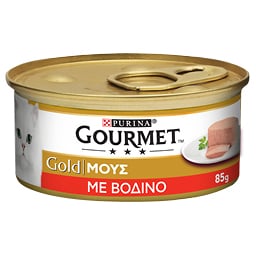 GOURMET | GOLD | Γατοτροφή Μους Βοδινό 85 gr