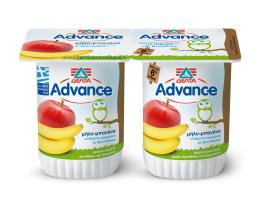 ADVANCE | Επιδόρπιο Γιαουρτιού Μπανάνα Μήλο 2X150 gr