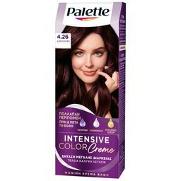 PALETTE | Βαφή Μαλλιών Intensive Color Creme 4.26 Δαμασκηνί 1 Τεμάχιο