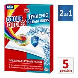 K2R | ΕΝΙΣΧΥΤΙΚΑ ΠΛΥΣΙΜΑΤΟΣ Colour Catcher & Καθαριστικό 2σε1 5 Τεμάχια