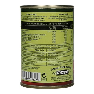 ΚΥΚΝΟΣ | ΤΟΜΑΤΑ ΧΥΜΟΣ 400 ML