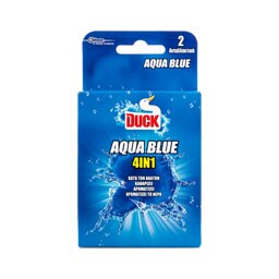 DUCK | Block Λεκάνης WC Aqua Blue 4σε1 Ανταλλακτικό 2x40g
