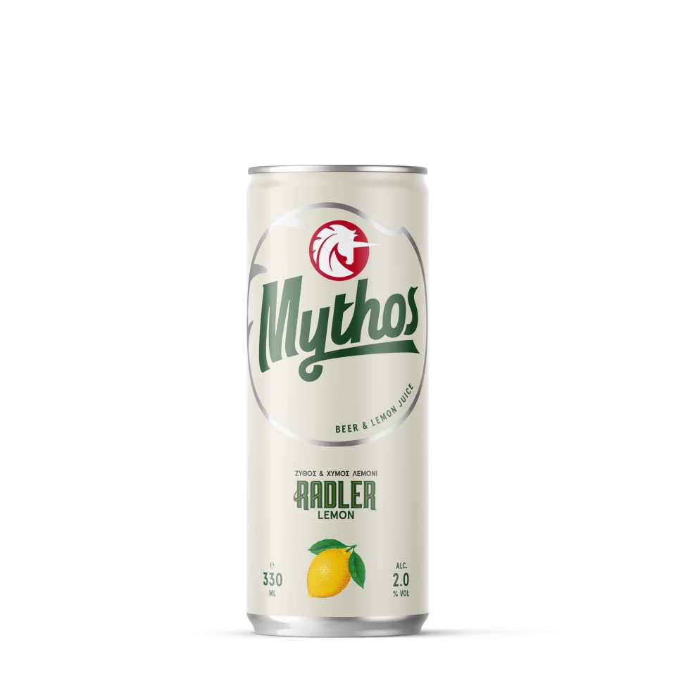 MYTHOS Μπύρα Radler Λεμόνι Κουτί 330ml