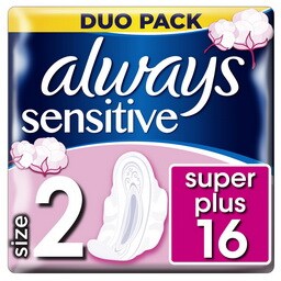 ALWAYS | Σερβιέτες Ultra Sensitive Long Super Plus 16 Τεμάχια