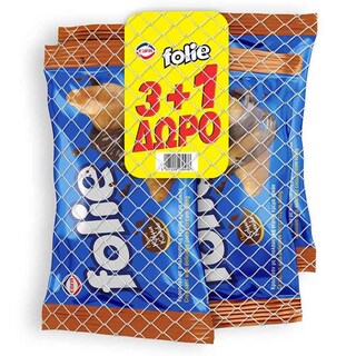 FOLIE | Κρουασάν Κακάο 4x80g 3+1 Δώρο