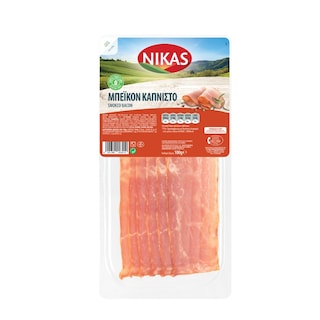ΝΙΚΑΣ | BACON ΚΑΠΝΙΣΤΟ ΣΥΣΚΕΥΑΣΜΕΝΟ 100GR