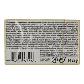 TRIDENT | SPLASH | ΤΣΙΚΛΕΣ ΒΑΝΙΛΙΑ ΜΕΝΤΑ 22 GR