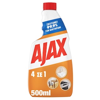 AJAX | Spray Καθαρισμού 4 σε 1 Ανταλλακτικό 500ml