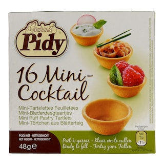 PIDY | ΤΑΡΤΕΛΕΤΕΣ MINI COCKTAIL 48 GR