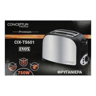 CONCEPTUM | TOASTER ΙΝΟΧ ΤS601