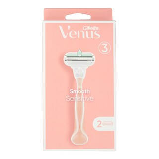 GILLETTE | Ξυριστική Μηχανή Venus Smooth Sensitive & 2 Λεπίδες 1 τεμάχιο