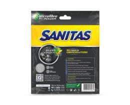 SANITAS | Πανί Μικροϊνών Silver Block Αντιβακτηριδιακό 1 Τεμάχιο