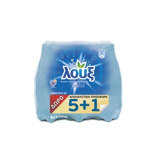 ΛΟΥΞ | ΣΟΔΑ ΦΙΑΛΗ 6 X 330 ML ΠΡΟΣΦΟΡΑ 5 + 1 ΔΩΡΟ