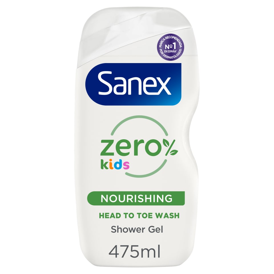 SANEX Αφρόλουτρο Zero% Παιδικό 475ml