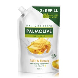 PALMOLIVE | Κρεμοσάπουνο Μέλι & Γάλα Ανταλλακτικό 900ml