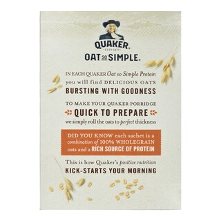 QUAKER | Νιφάδες Βρώμης Ολικής Άλεσης Protein 368g