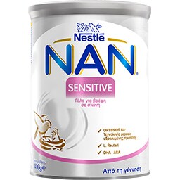 NAN | Γάλα Βρεφικό Σκόνη Sensitive 1ης Βρεφικής Ηλικίας 400gr