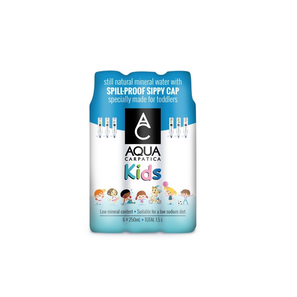 AQUA CARPATICA Νερό Φυσικό Μεταλλικό Kids 6x250ml